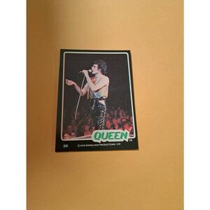 Vintage 1979 Raincloud Productions Queen Trading Card #25 Rock Band Memorabilia